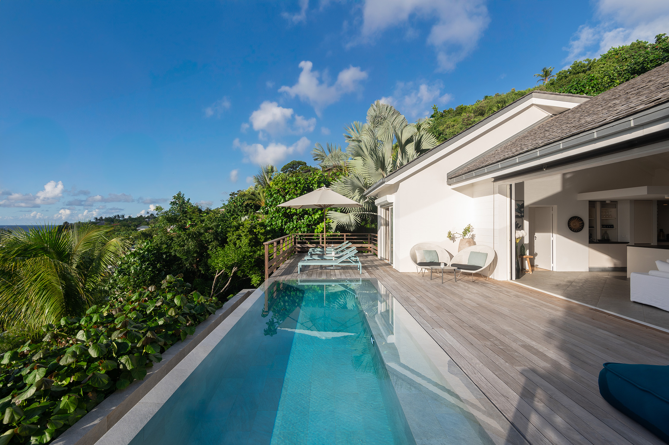 Contemporary 3-Bedroom Villa in Pointe-Milou, St Barts with Ocean Views