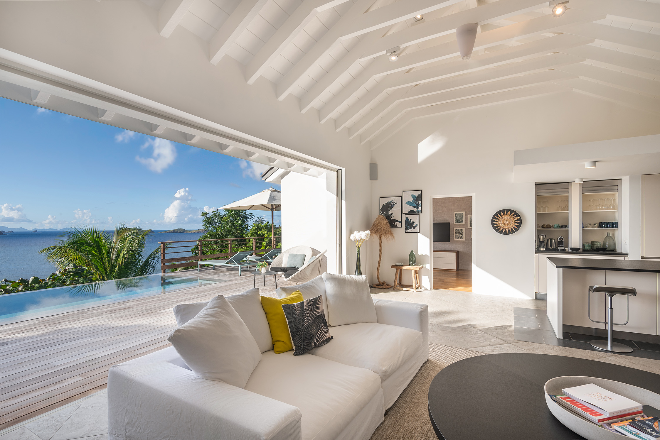 Contemporary 3-Bedroom Villa in Pointe-Milou, St Barts with Ocean Views