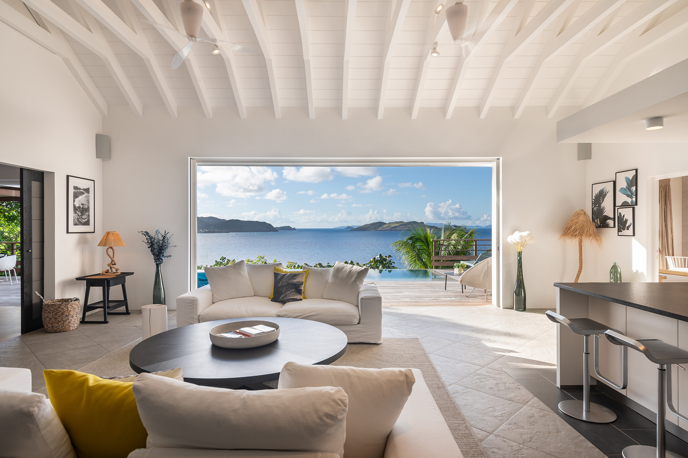 Contemporary 3-Bedroom Villa in Pointe-Milou, St Barts with Ocean Views