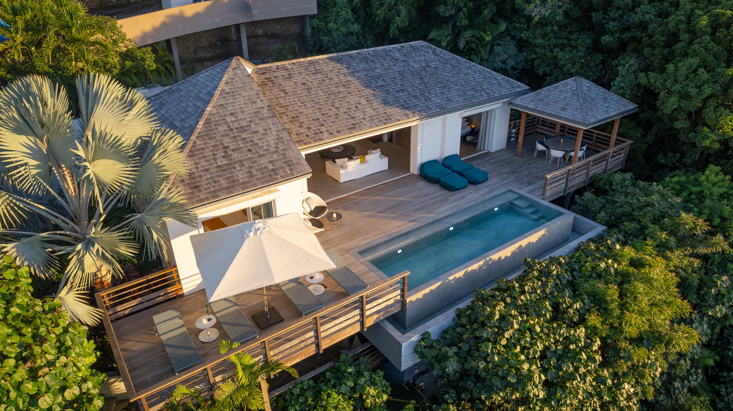 Contemporary 3-Bedroom Villa in Pointe-Milou, St Barts with Ocean Views