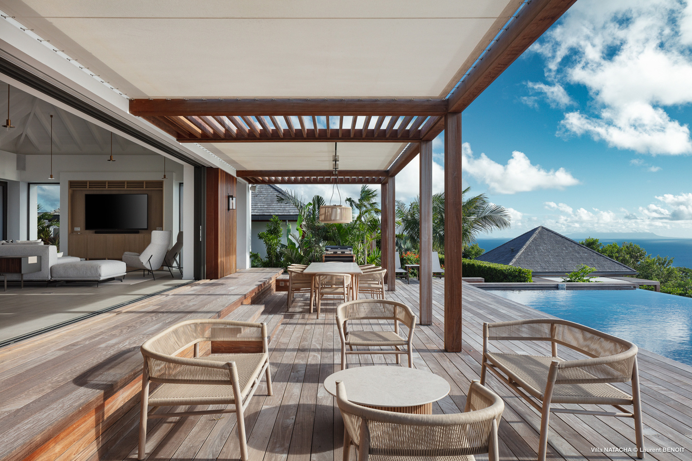 Villa Natacha – Spacious 5-Bedroom Family Villa Rental in St. Barts with Sea Views