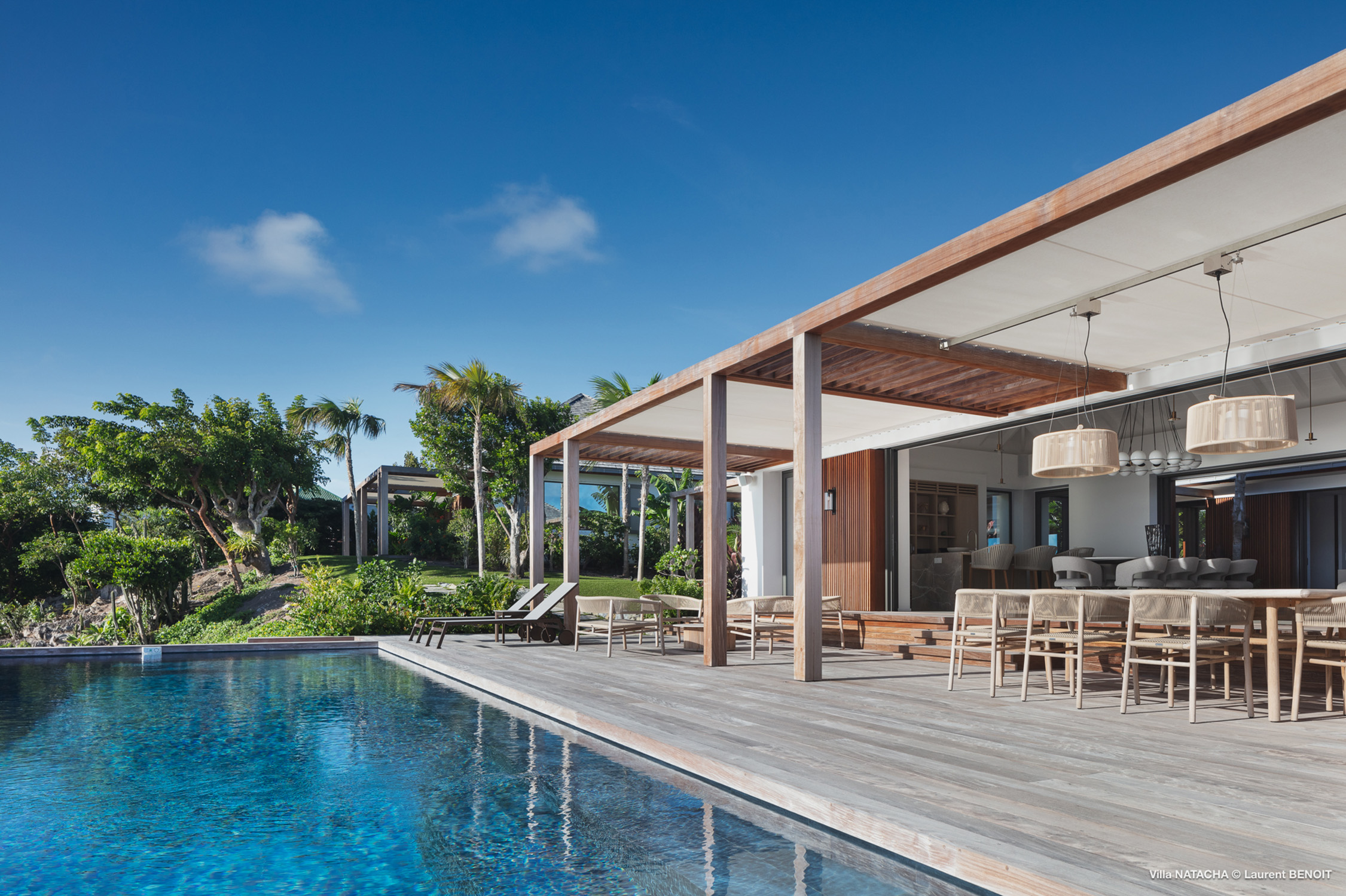 Villa Natacha – Spacious 5-Bedroom Family Villa Rental in St. Barts with Sea Views
