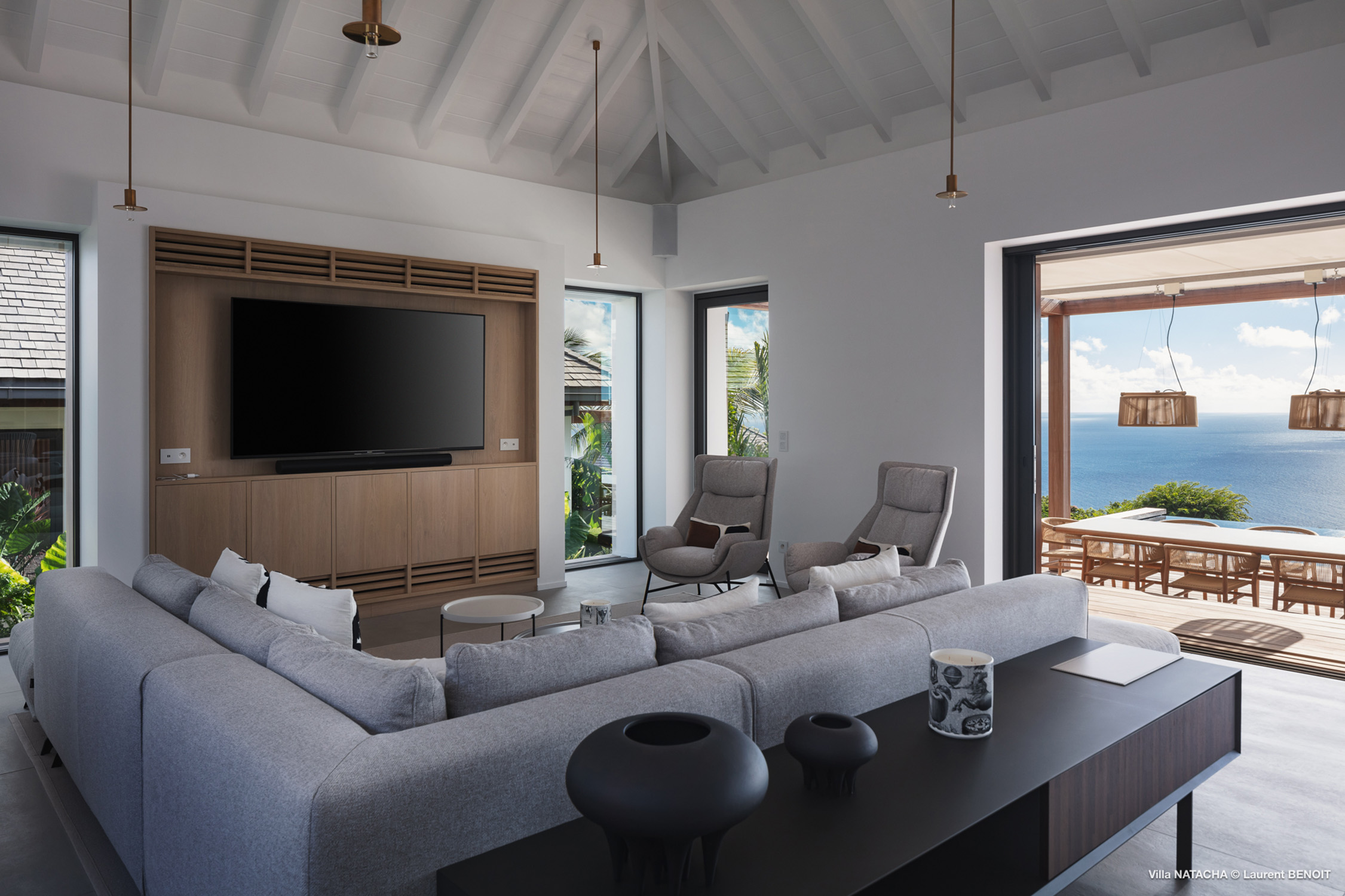 Villa Natacha – Spacious 5-Bedroom Family Villa Rental in St. Barts with Sea Views