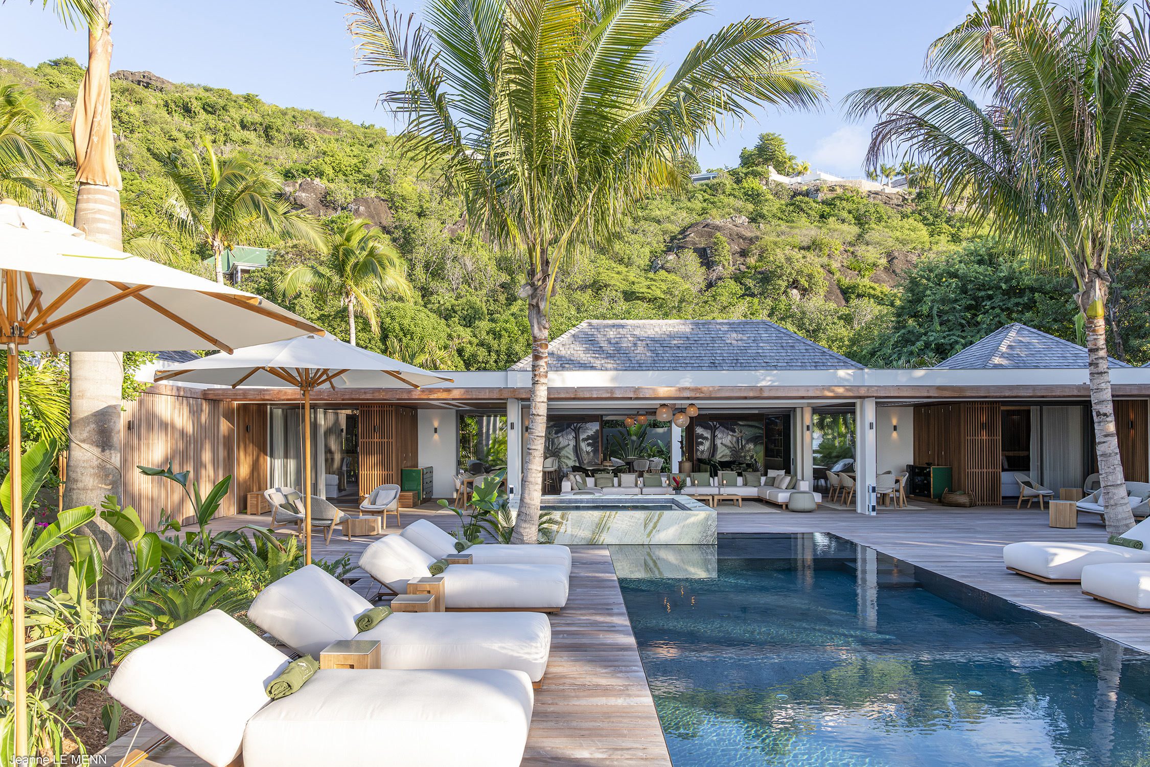 Villa Palm Beach, a beachfront luxury villa rental in Lorient, St Barth.