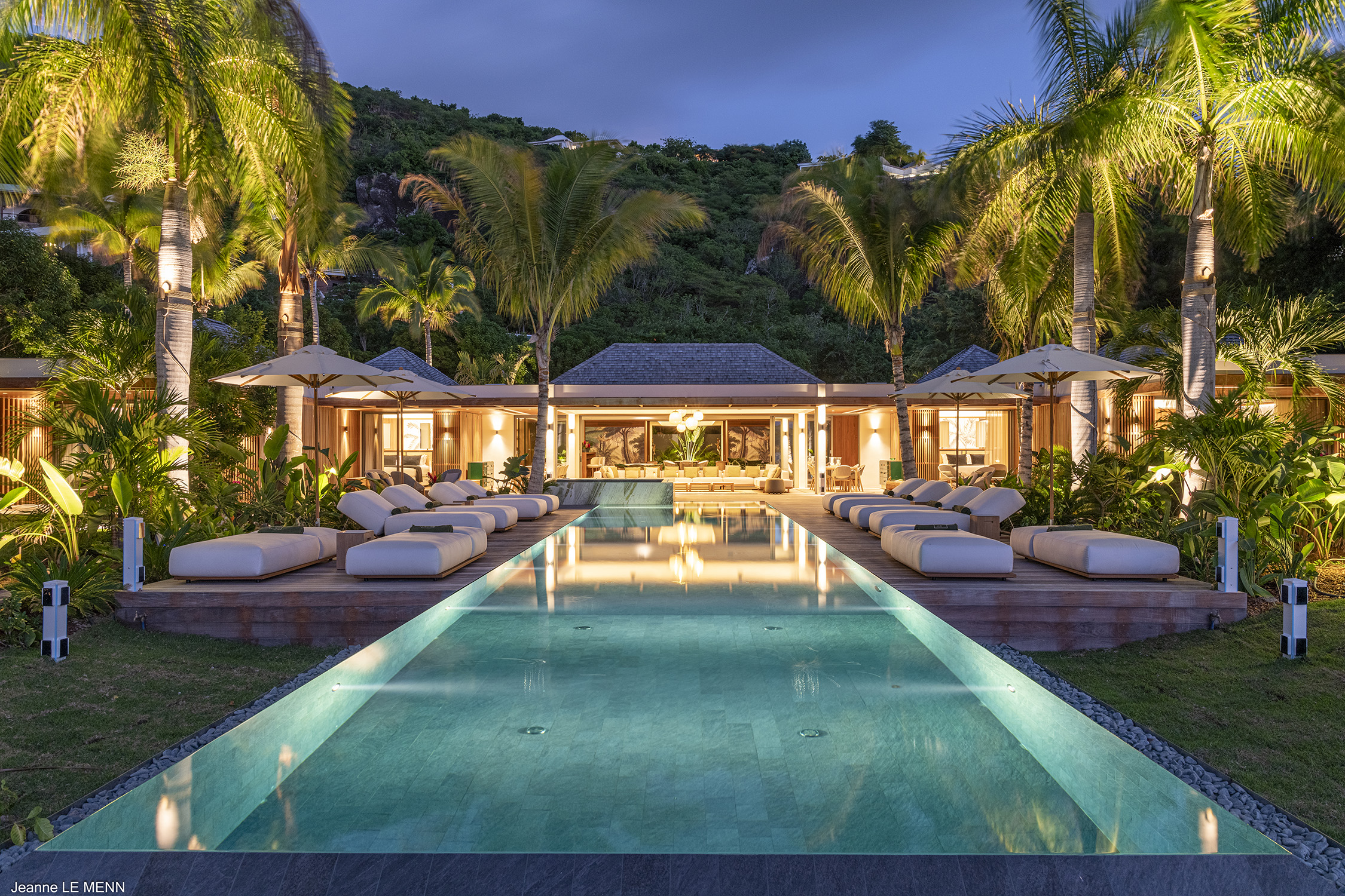 Villa Palm Beach, a beachfront luxury villa rental in Lorient, St Barth.