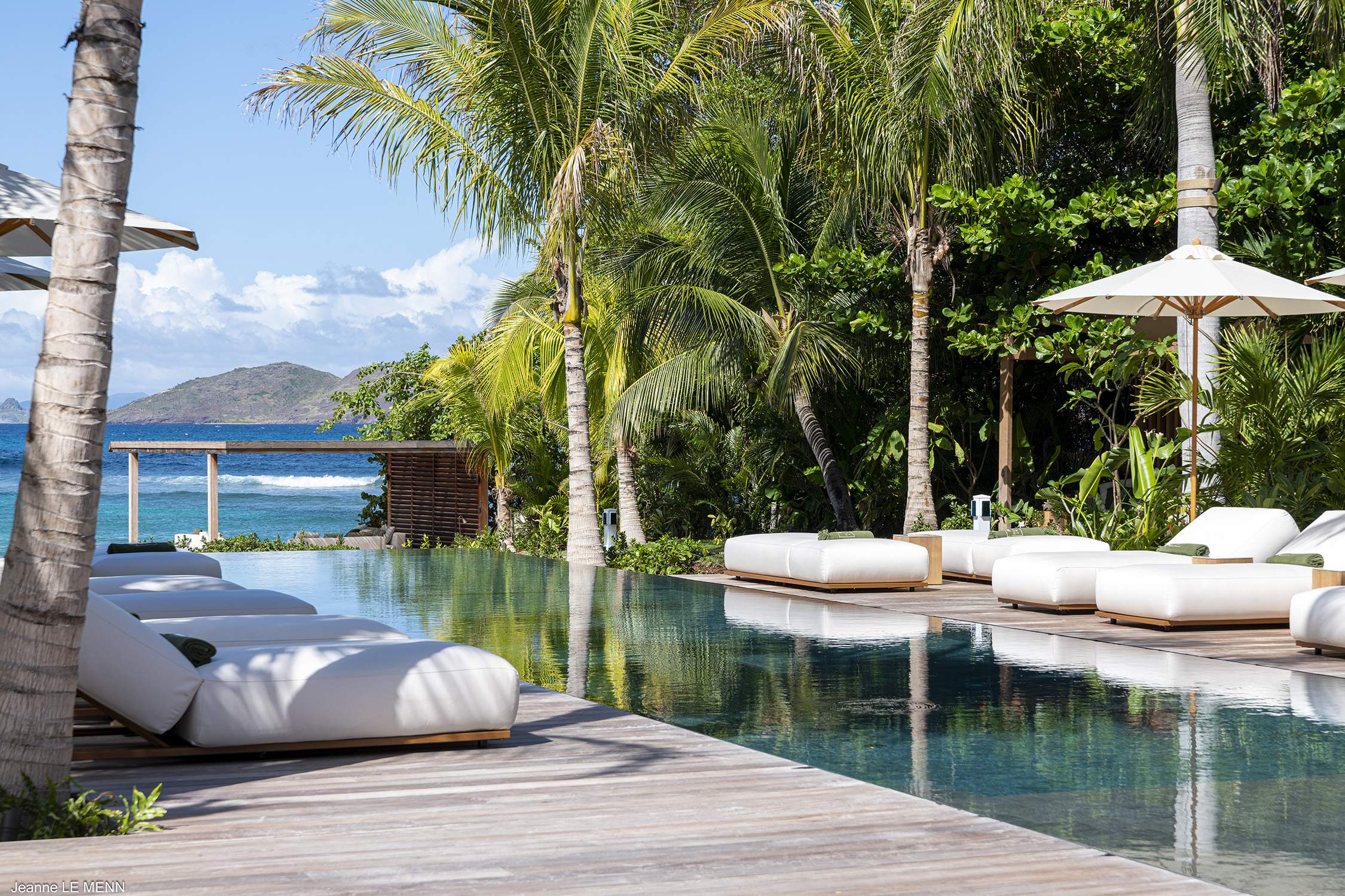 Villa Palm Beach, a beachfront luxury villa rental in Lorient, St Barth.