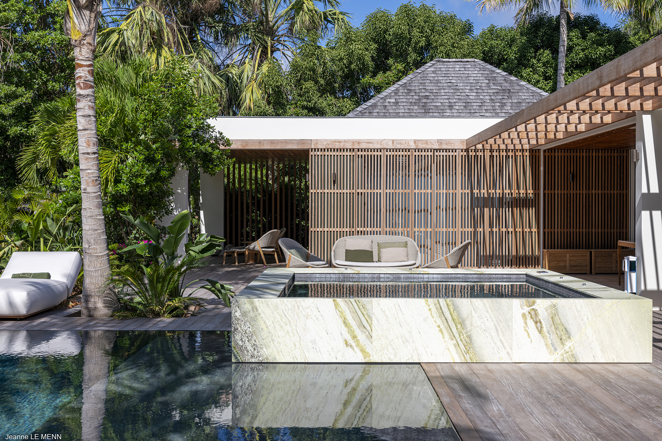 Villa Palm Beach, a beachfront luxury villa rental in Lorient, St Barth.