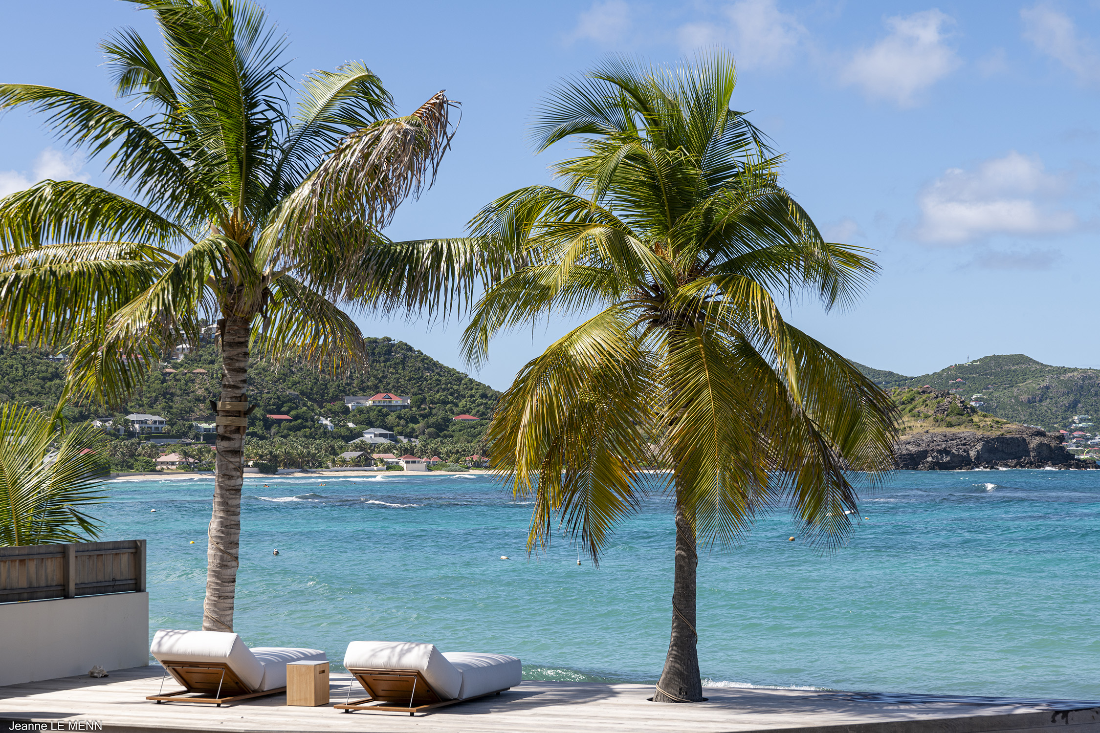 Villa Palm Beach, a beachfront luxury villa rental in Lorient, St Barth.