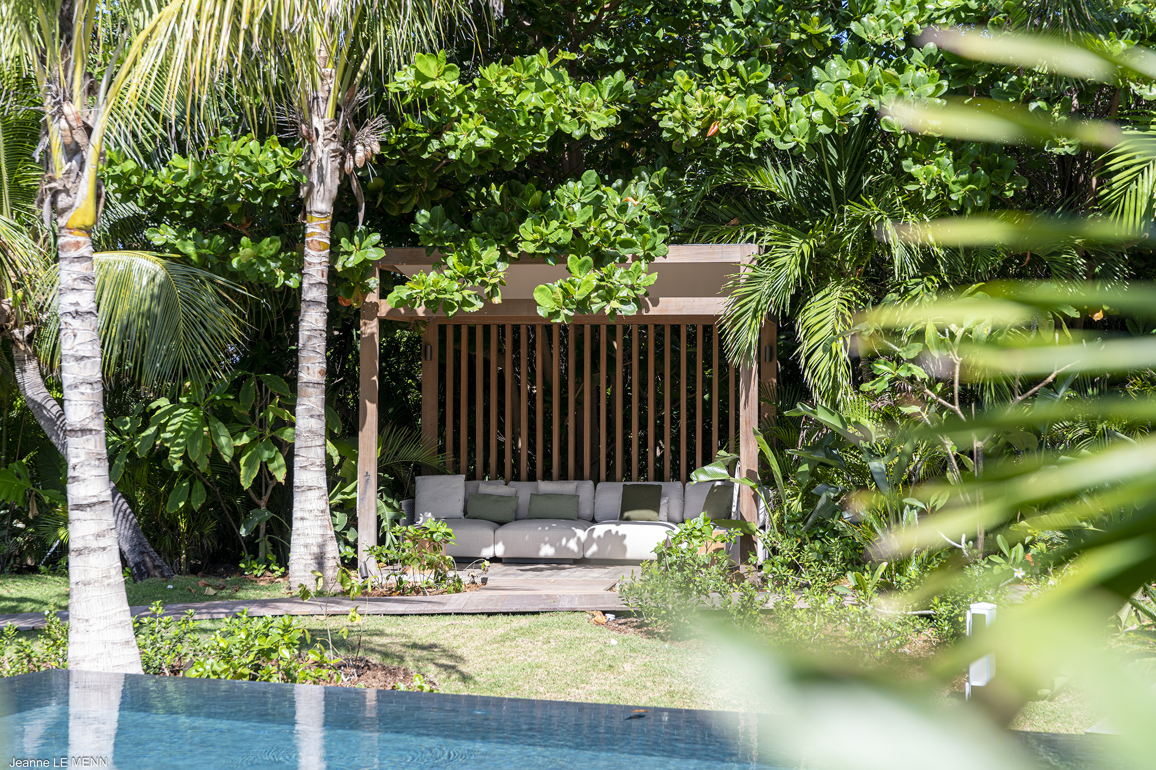 Villa Palm Beach, a beachfront luxury villa rental in Lorient, St Barth.