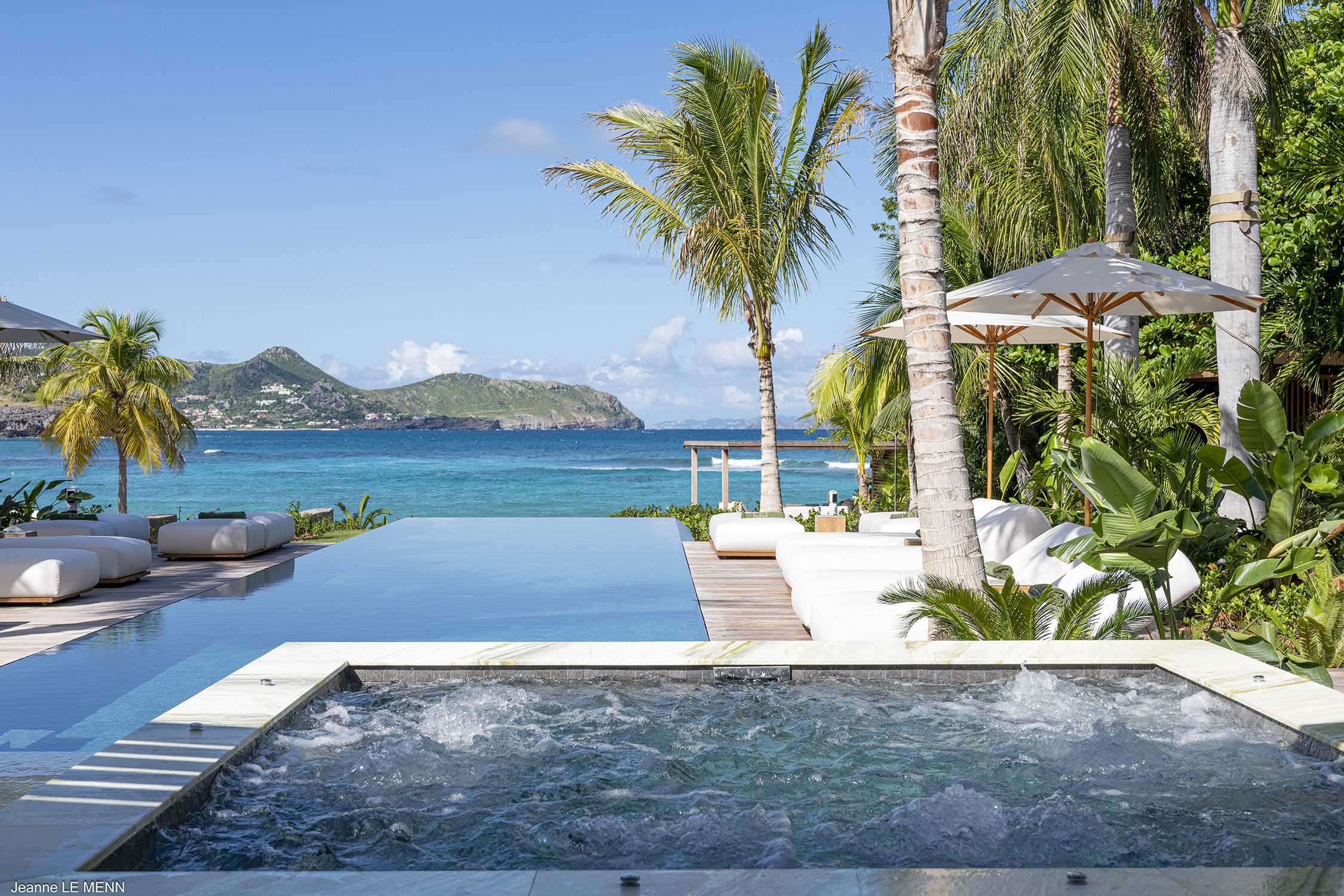 Villa Palm Beach, a beachfront luxury villa rental in Lorient, St Barth.