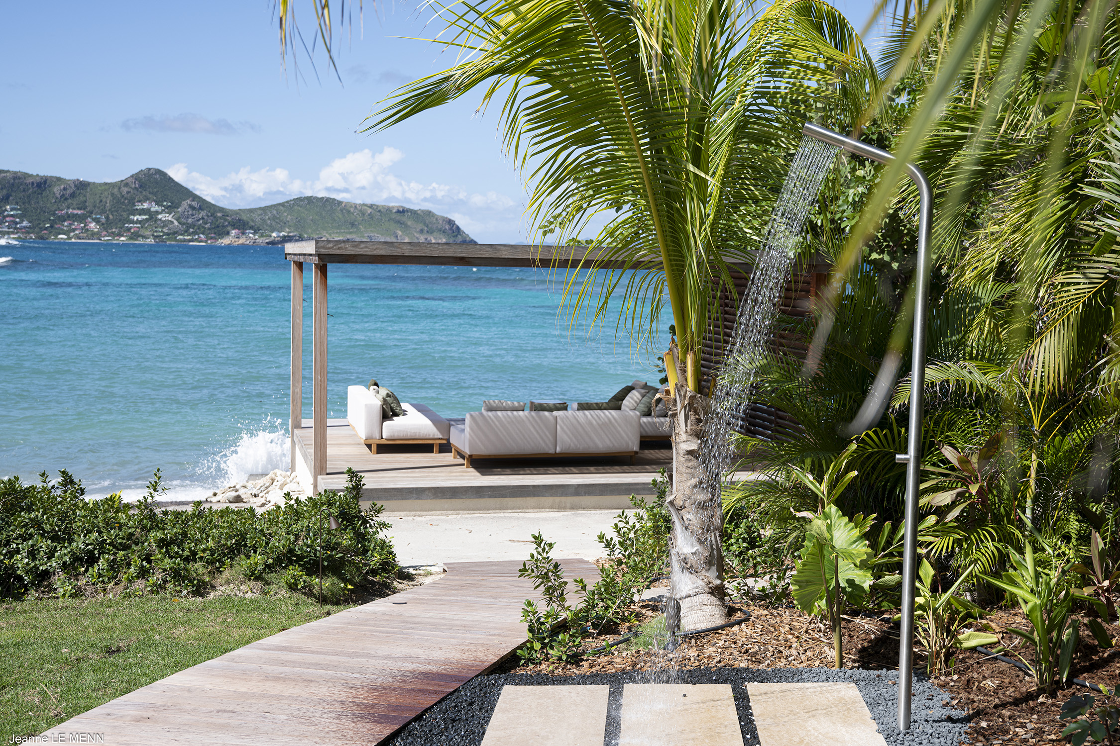 Villa Palm Beach, a beachfront luxury villa rental in Lorient, St Barth.