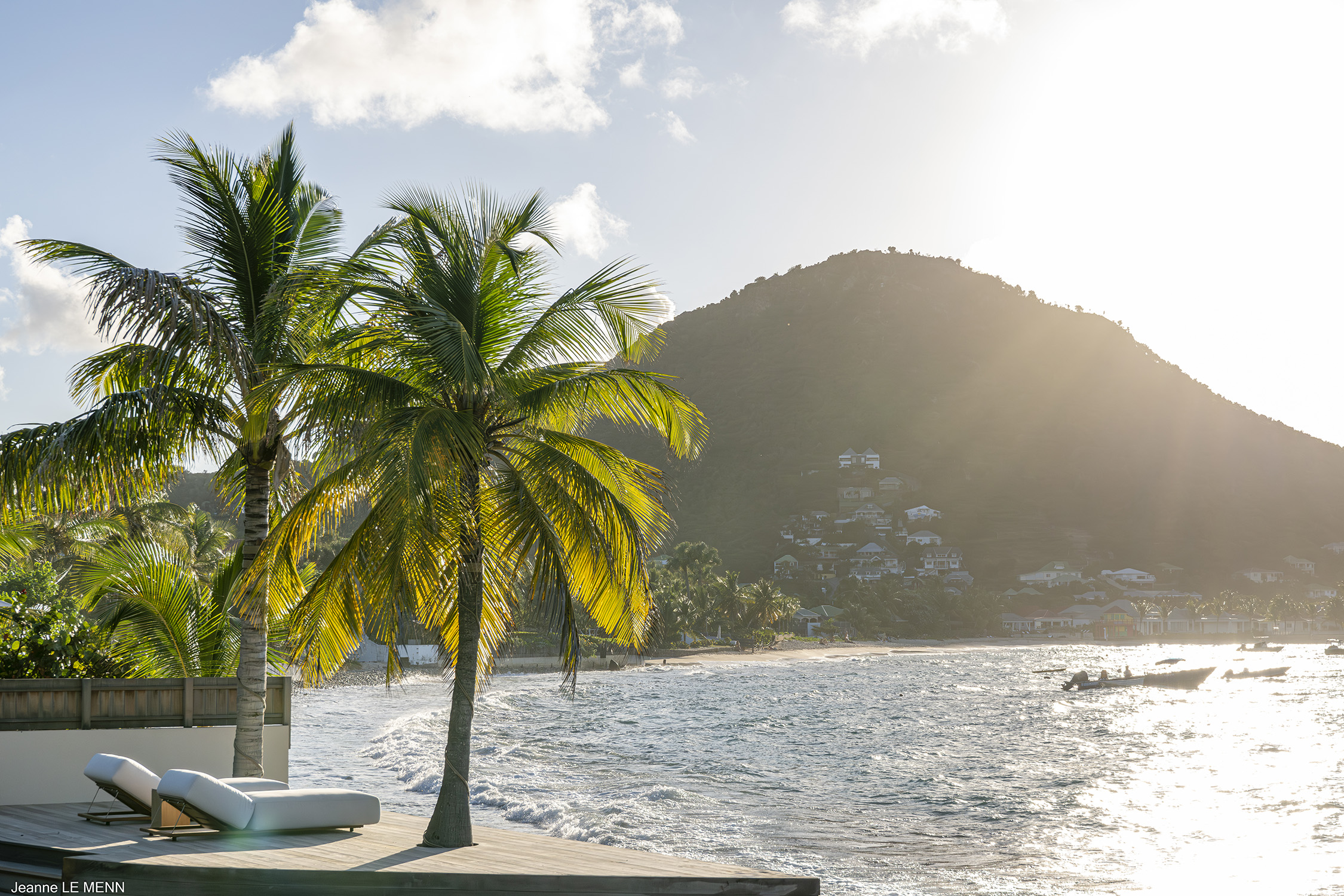 Villa Palm Beach, a beachfront luxury villa rental in Lorient, St Barth.