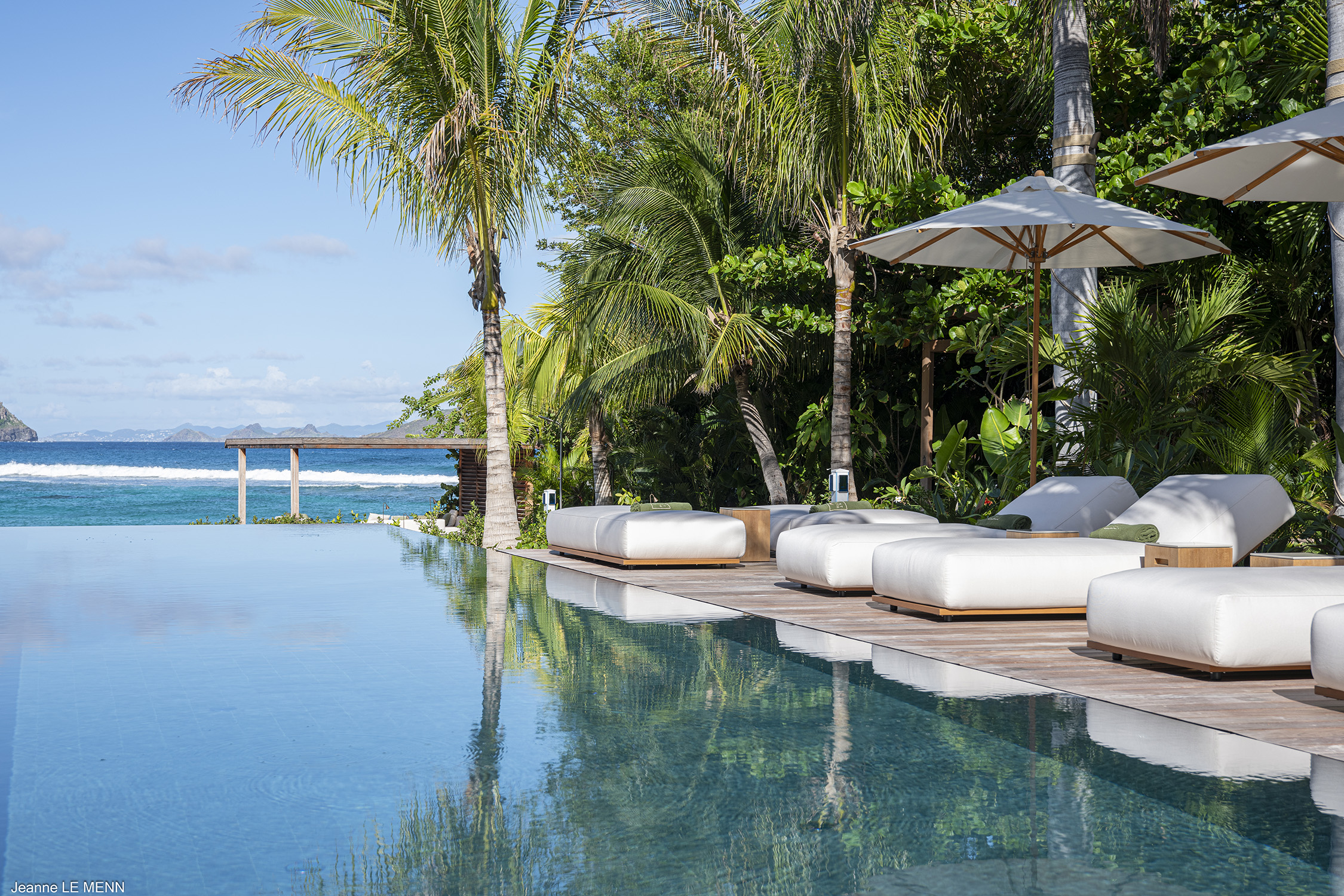 Villa Palm Beach, a beachfront luxury villa rental in Lorient, St Barth.