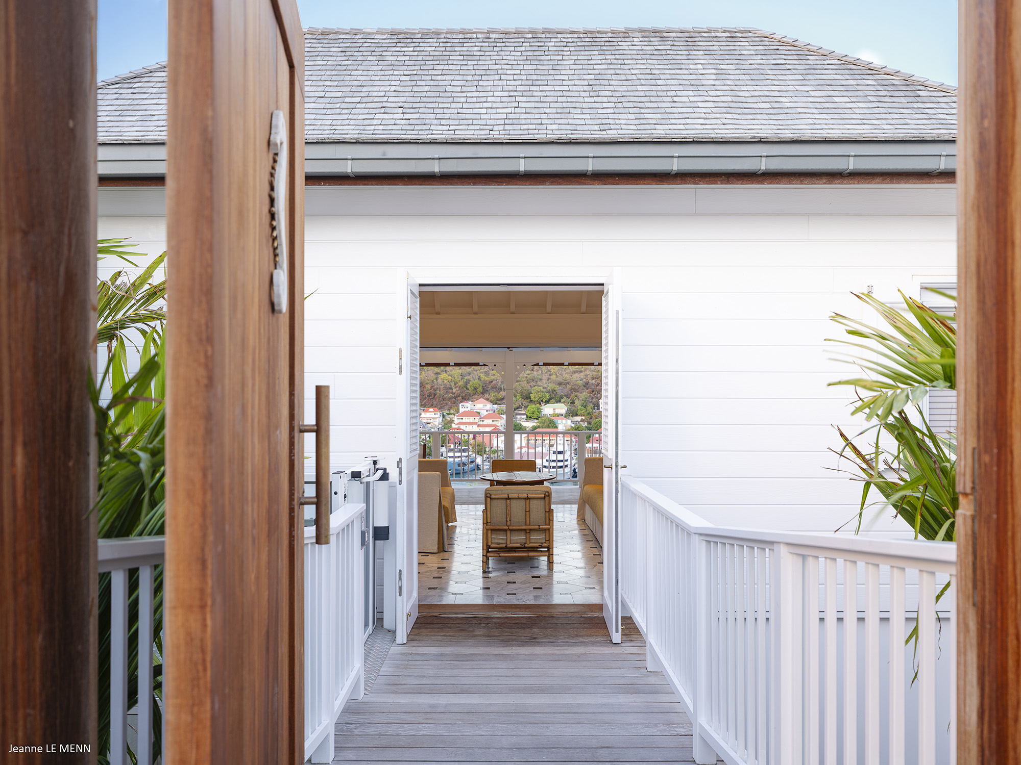 Gustavia 4-Bedroom Villa Rental – Creole-Style Townhouse with Pool & Harbor Views