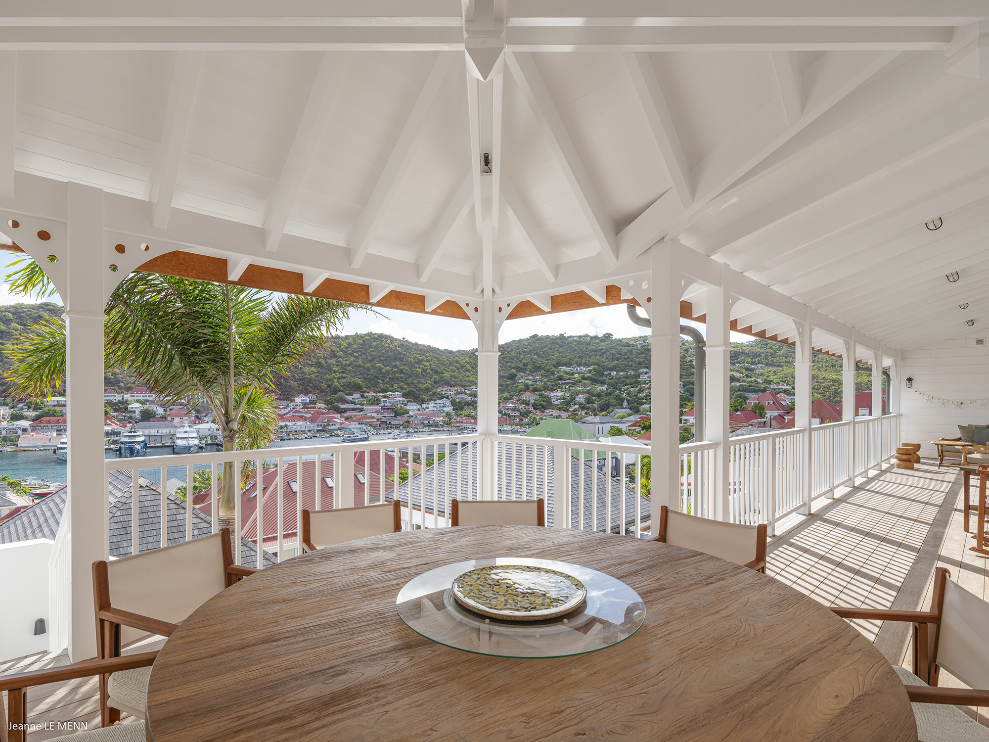 Gustavia 4-Bedroom Villa Rental – Creole-Style Townhouse with Pool & Harbor Views