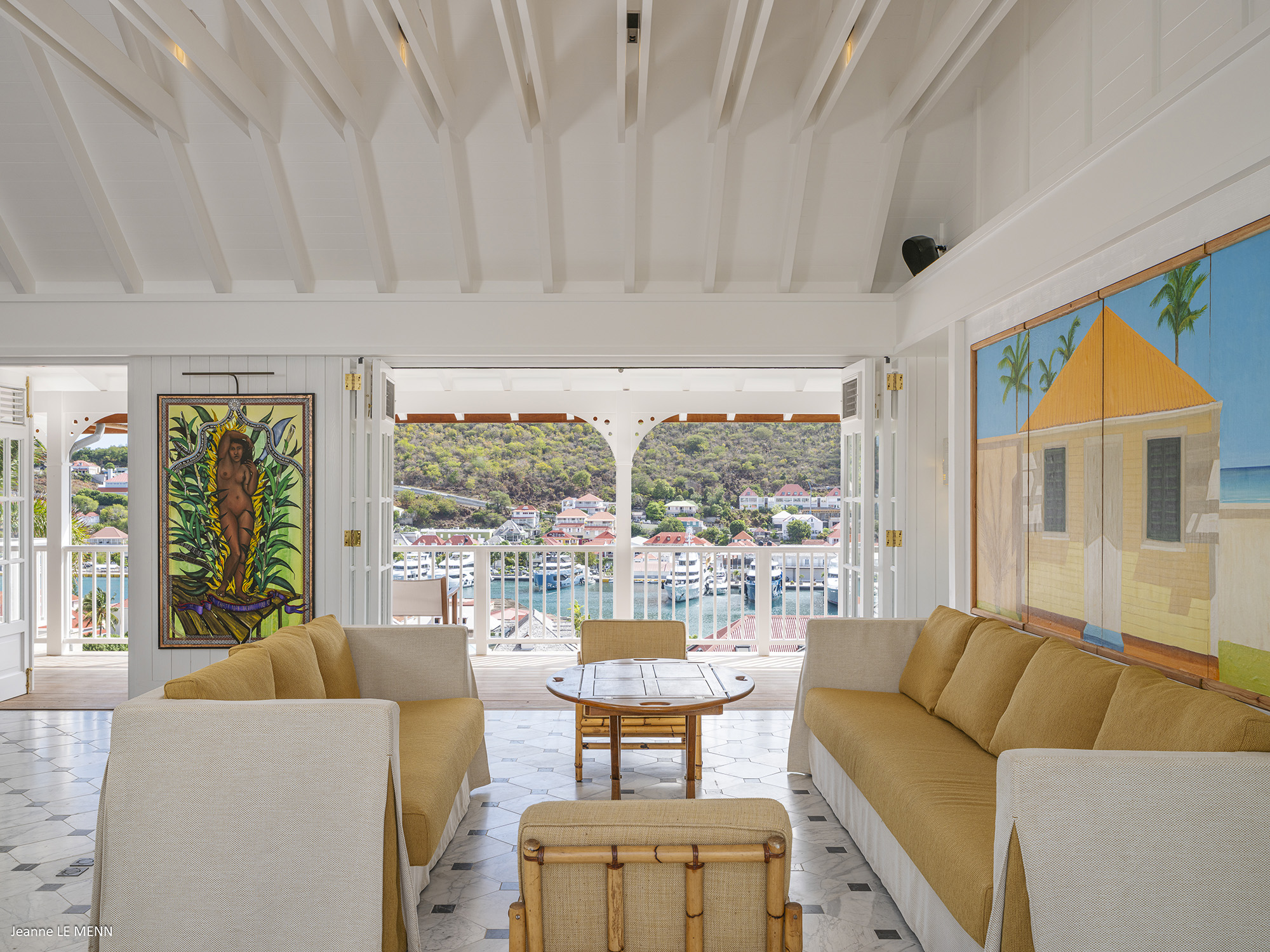 Gustavia 4-Bedroom Villa Rental – Creole-Style Townhouse with Pool & Harbor Views