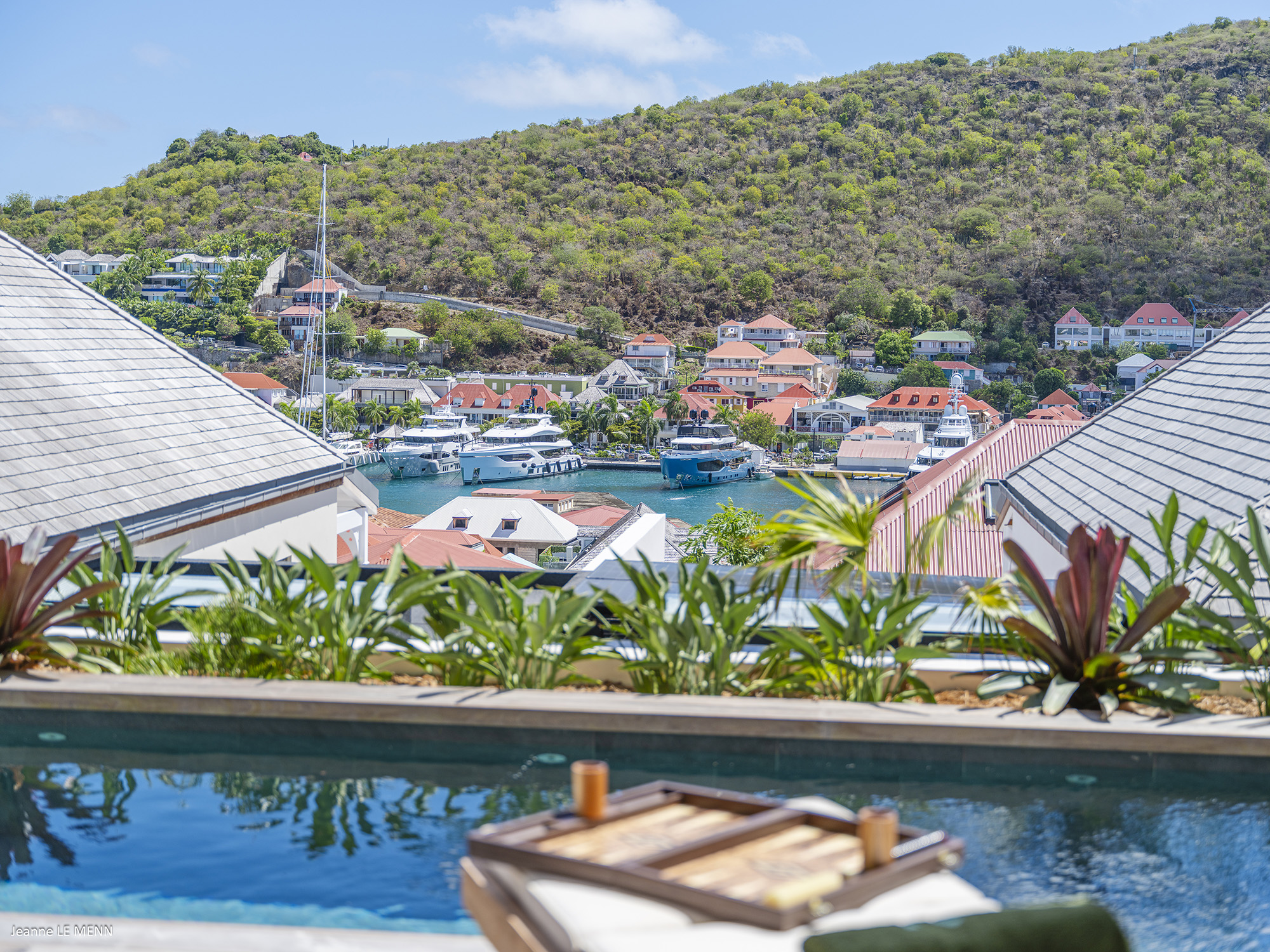 Gustavia 4-Bedroom Villa Rental – Creole-Style Townhouse with Pool & Harbor Views