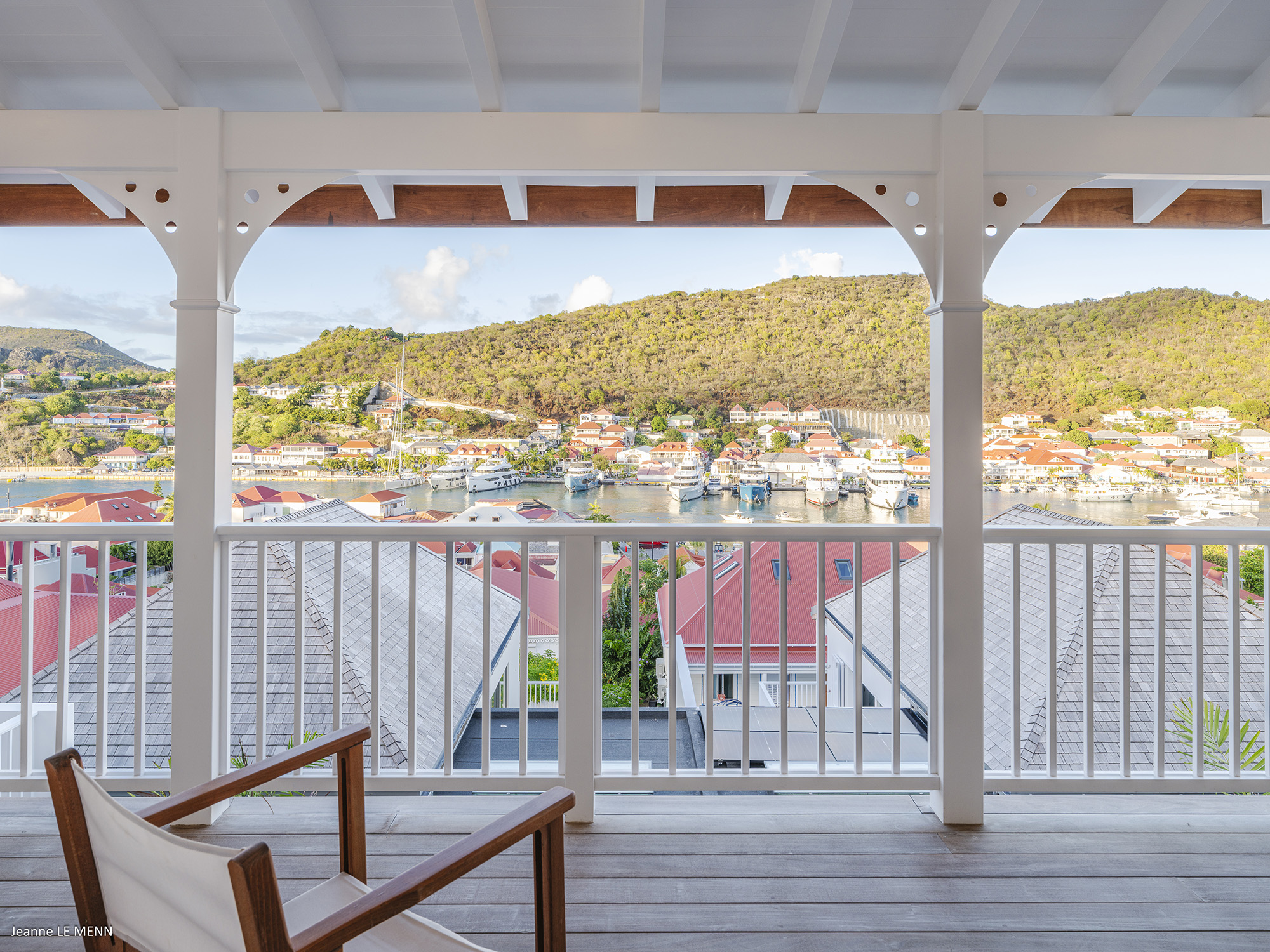 Gustavia 4-Bedroom Villa Rental – Creole-Style Townhouse with Pool & Harbor Views