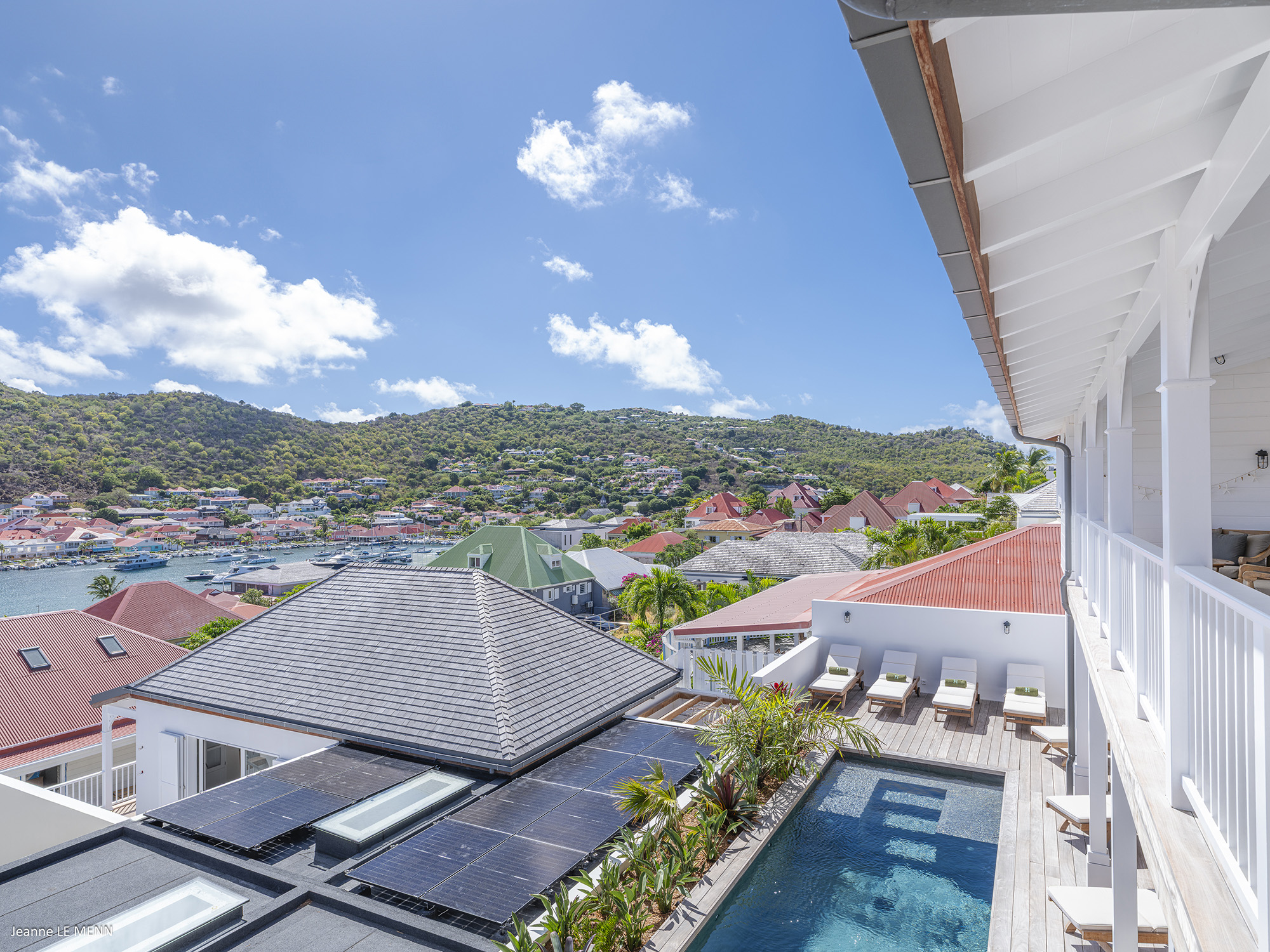 Gustavia 4-Bedroom Villa Rental – Creole-Style Townhouse with Pool & Harbor Views