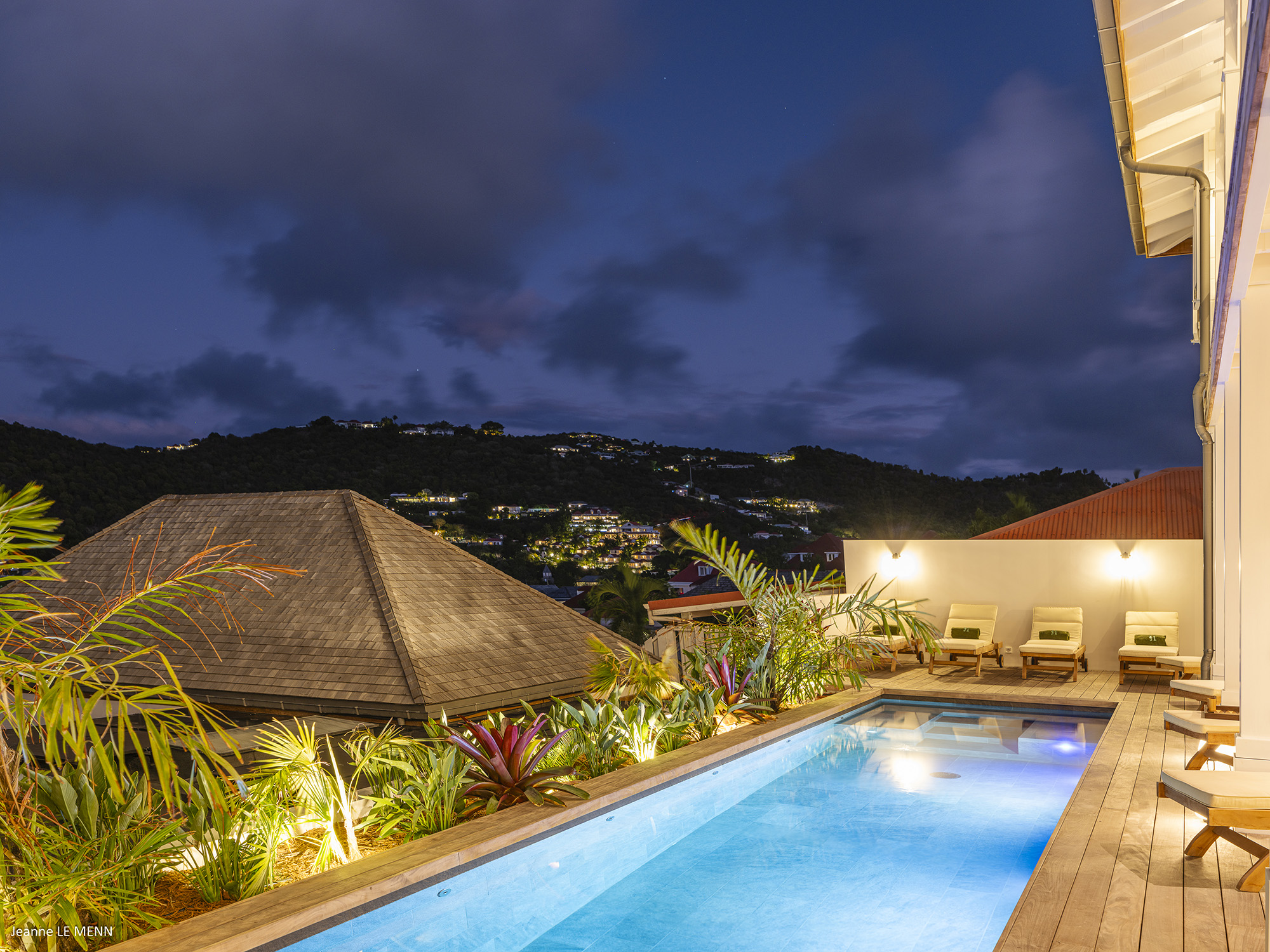 Gustavia 4-Bedroom Villa Rental – Creole-Style Townhouse with Pool & Harbor Views