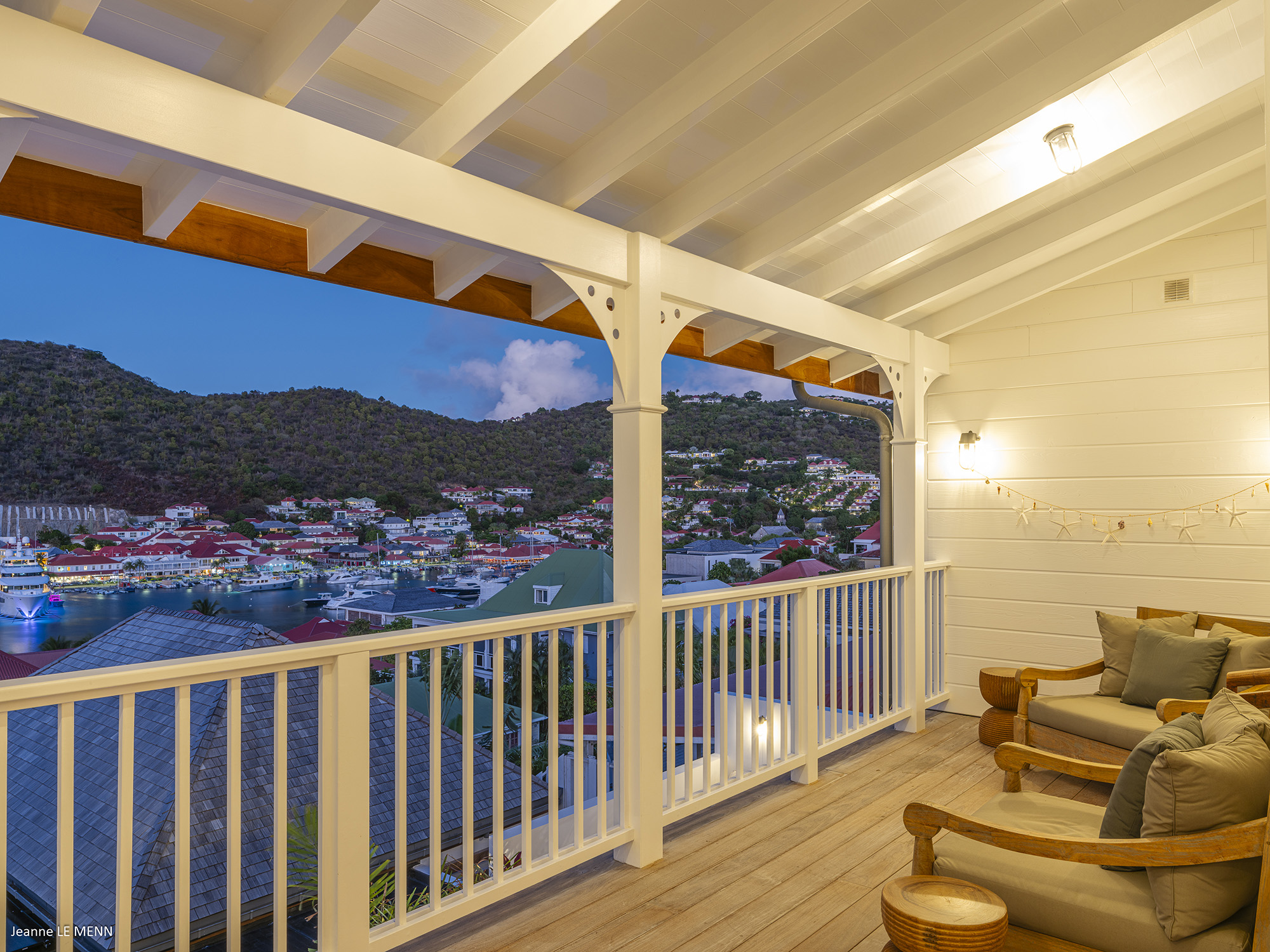 Gustavia 4-Bedroom Villa Rental – Creole-Style Townhouse with Pool & Harbor Views
