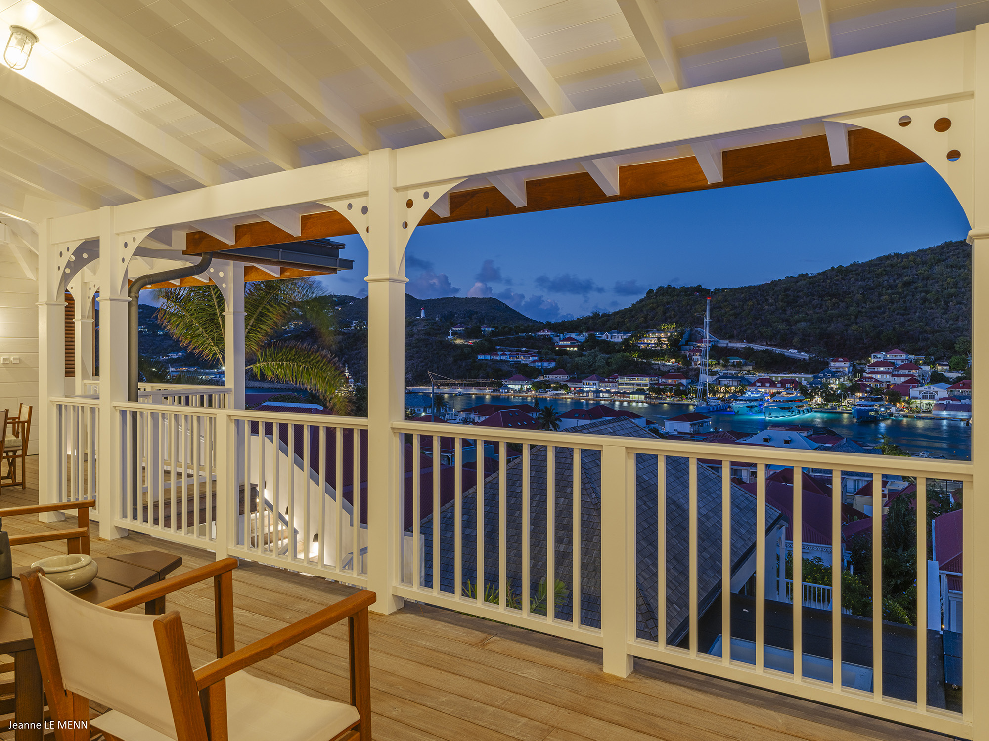 Gustavia 4-Bedroom Villa Rental – Creole-Style Townhouse with Pool & Harbor Views