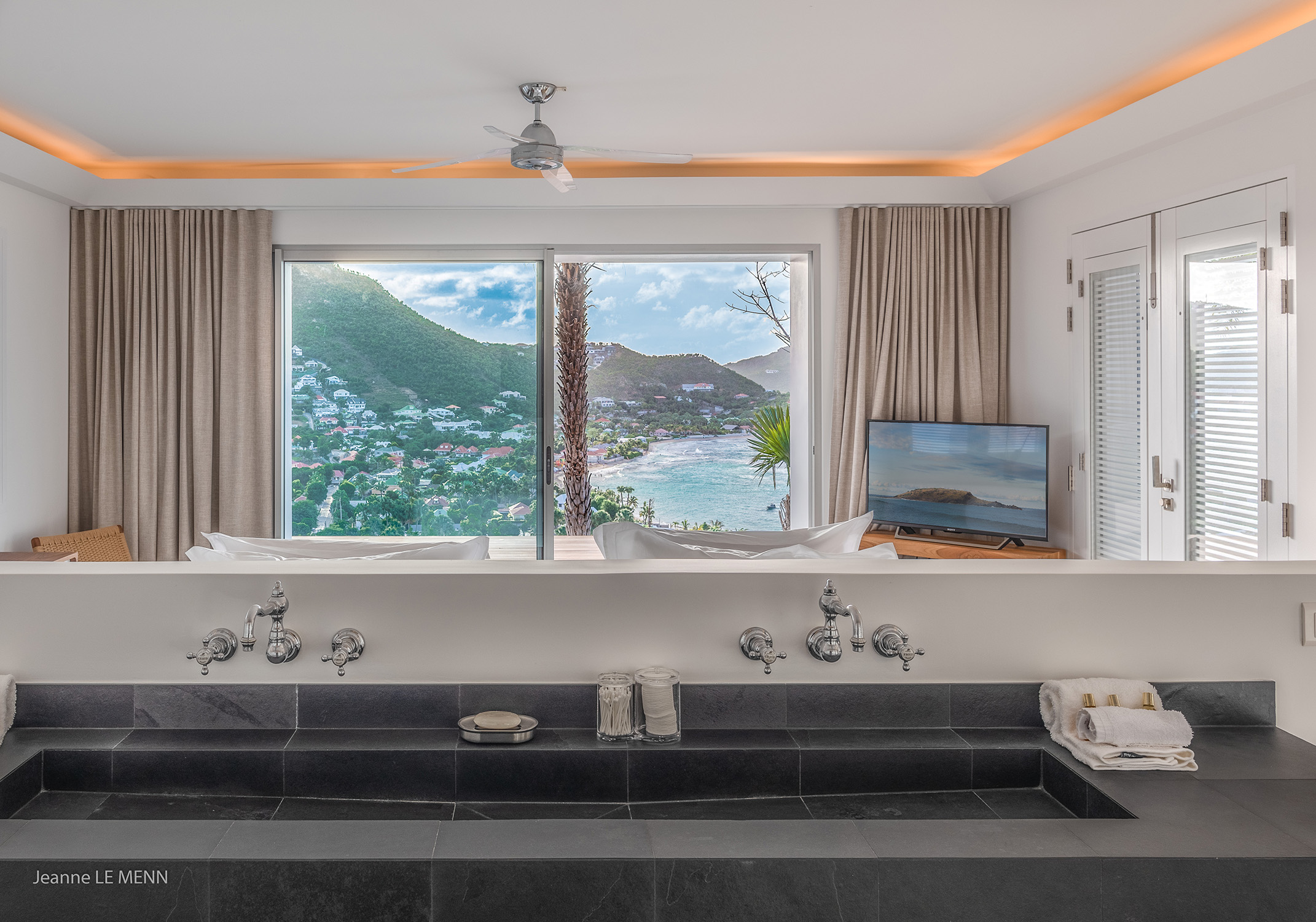 Villa Coco – Modern 3-Bedroom Rental in St Barts with Ocean View in Lorient